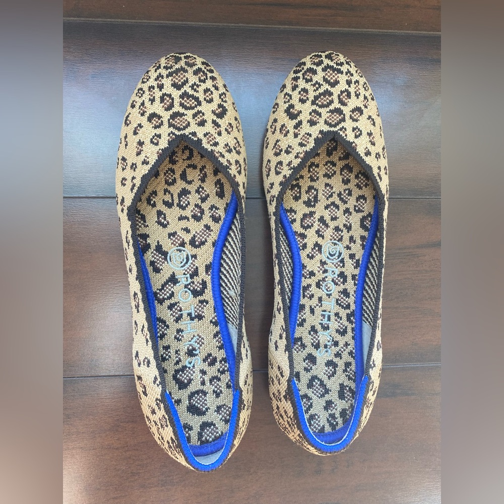 Rothy’s, women’s size 8 Leopard flats